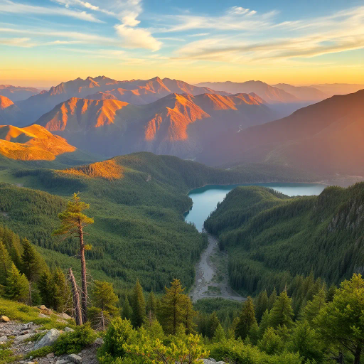 majestic landscapes, towering mountain peaks, serene forests, breathtaking waterfalls, diverse wildlife, natural wonders, conservation efforts, hiking trails, camping, starry nights
