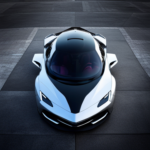 futuristic, sleek, aerodynamic, electric, AI-controlled, minimalistic, asymmetrical, carbon-fiber, holographic, neon-lit, levitating, dynamic, chrome-plated, jet-inspired, transparent, modular, fast, high-tech sci-fi, shapeshifting, transformation, vehicle, car design, metallic, industrial, mechanical, chrome, speed, motion, car chase, adrenaline, cybernetic, engineering, automotive, autonomous, artificial intelligence, concept car