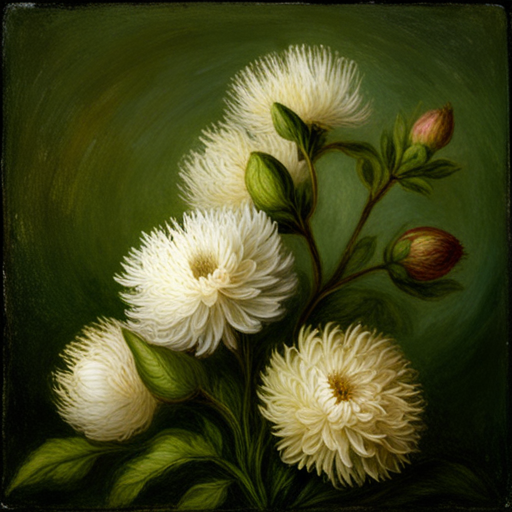 macro photography, romanticism, symbolism, nature, floral arrangement, color contrast, depth of field, Henri Fantin-Latour, greenery, love, fragility