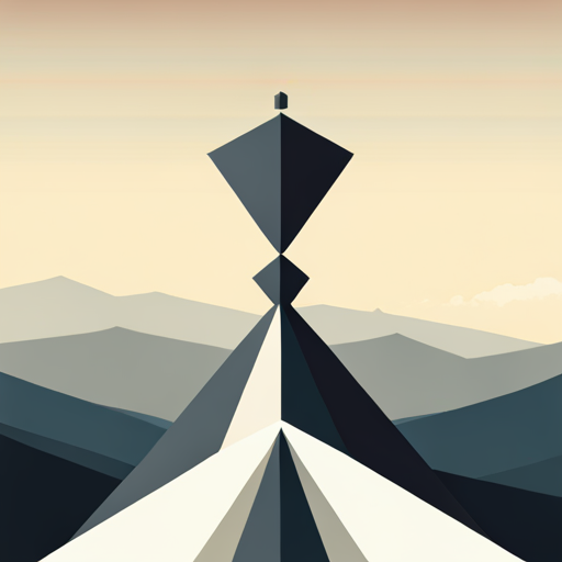 vector, hermes, geometric shapes, line quality, minimalism, symmetry, negative space, surrealism, monochrome, abstract, optical illusion