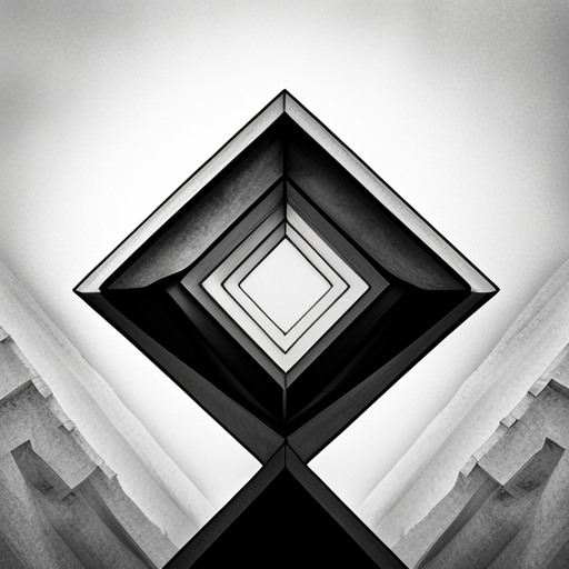 Minimalism, Geometric Shapes, Symbolism, Negative Space, Monochromatic, Contrast, Symmetry, Simplicity, Line Quality