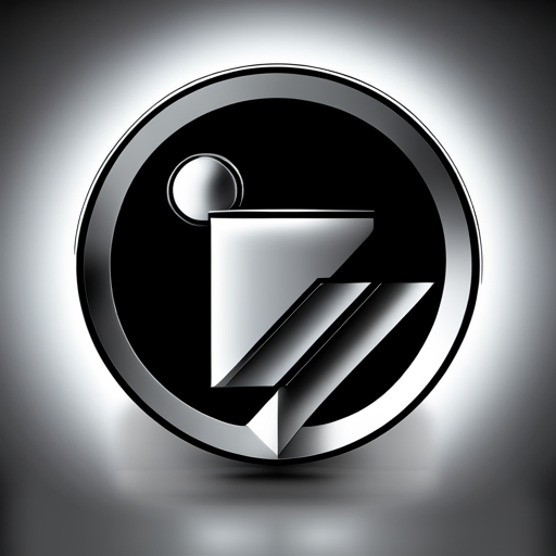 a futuristic, sharp and angular antenna icon rendered in metallic silver, with geometric shapes and negative space, inspired by the minimalism and industrial design of Dieter Rams and the clean lines and shapes of the Bauhaus movement, conveying a sense of innovation and technological advancement
