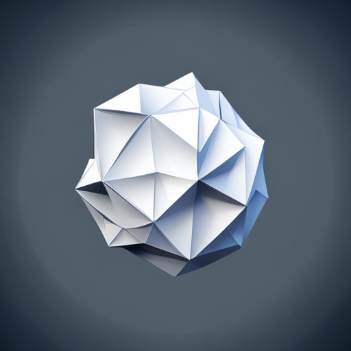 geometric, 3D, low-poly, robotic, mechanical, angular, sharp, monochromatic, small-scale, abstract, vector