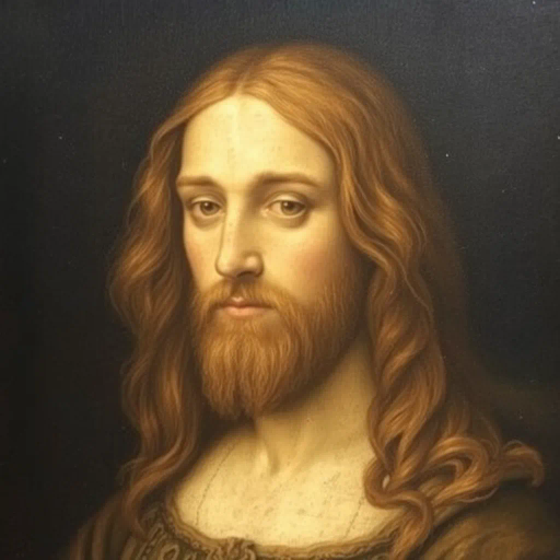 renaissance genius, leonardo da vinci, inventive mind, intricate designs, subtle shading, chiaroscuro, anatomical studies, rich textures, sfumato technique, ethereal quality, dynamic composition, soft lighting, timeless elegance, enigmatic expression, masterful perspective, classic beauty, mathematical precision, historical influence, innovative spirit, harmonious balance, visionary artwork, detailed observation, iconic masterpiece