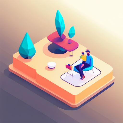 isometric, geometric shapes, plastic, sunglasses, bot, low-poly, white background
