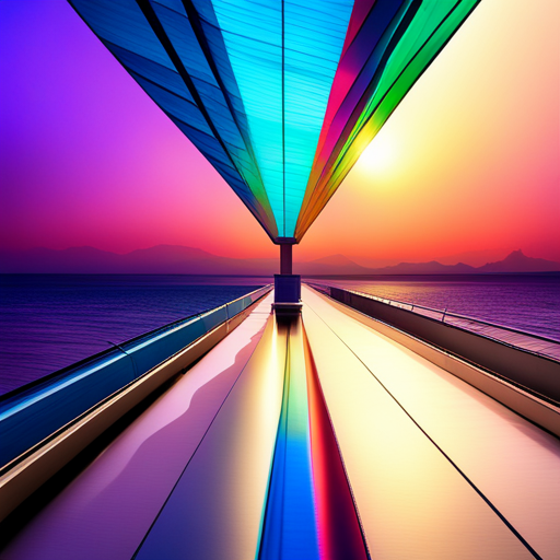 futurism, minimalism, metallic textures, iridescence, RGB color scheme, professional craftsmanship, innovation, contemporary aesthetics