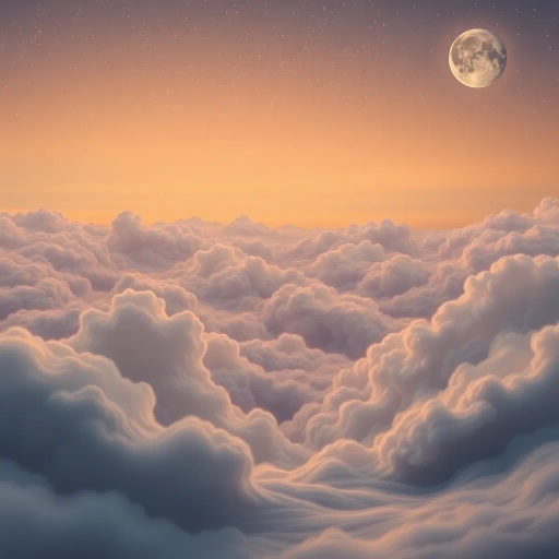 ethereal dreams, Salvador Dali, surrealism, gentle twilight, soft luminescence, serene slumber, dreamscape, muted pastels, flowing forms, starry night, tranquil mood, drifting clouds, surreal landscapes, imaginative exploration, metaphoric symbols, subconscious journey, whimsical elements, celestial glow, introspective calm, timeless ambiance, layered depth, dreamlike perspective