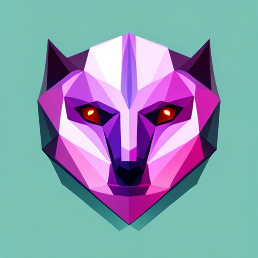 futuristic, neon, robotic, animal, machine, geometric, symmetry, vector, abstract, colorful, vector art