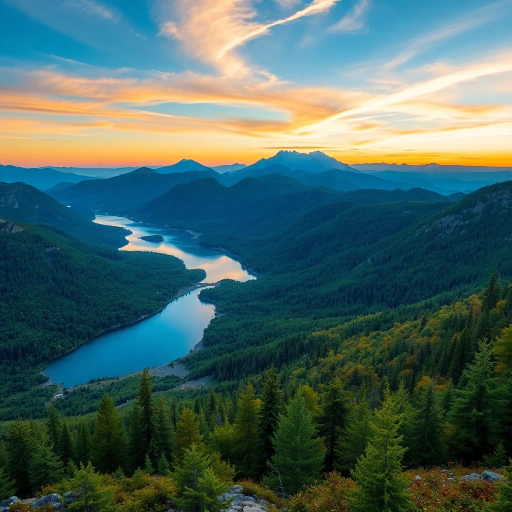 majestic landscapes, towering mountain peaks, serene forests, breathtaking waterfalls, diverse wildlife, natural wonders, conservation efforts, hiking trails, camping, starry nights