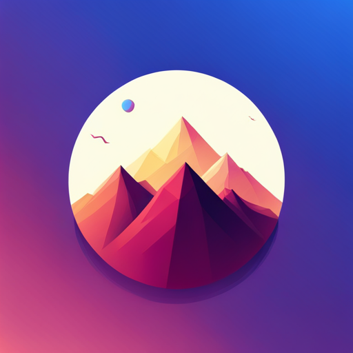low-poly, vector, AI, signal, noise, app icon, Dribbble