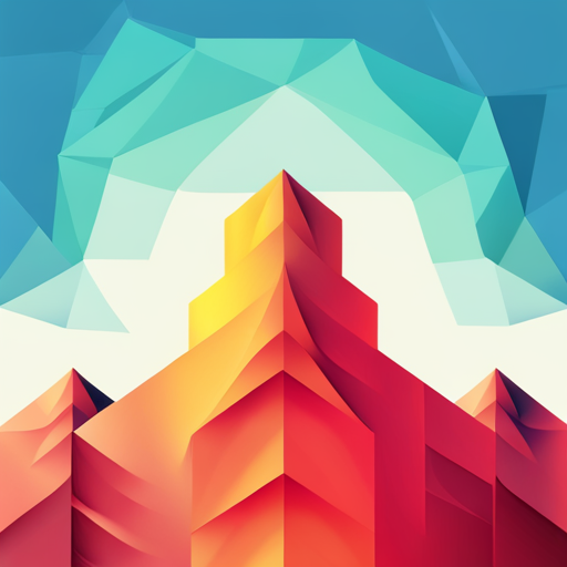 vector art, low poly, geometric shapes, noise, signal, app icon, technology, communication, digital medium