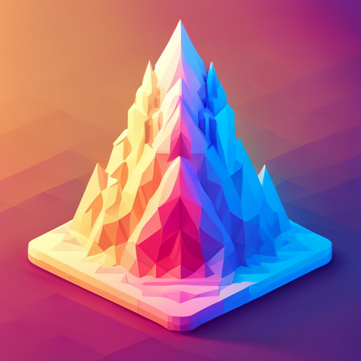 low-poly, vector art, signal, noise, app icon, dribbble