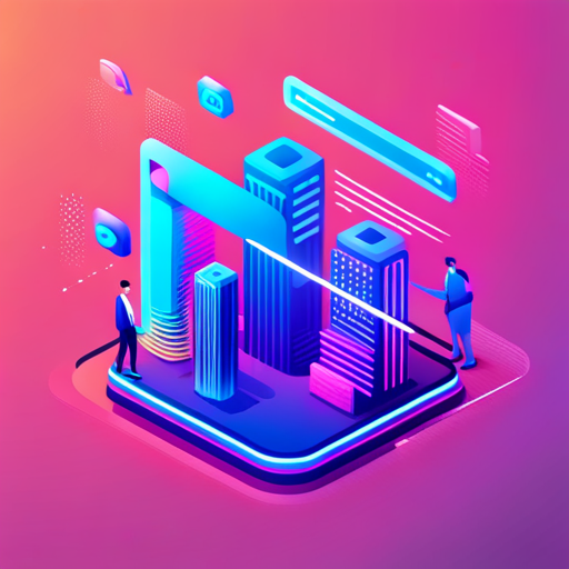 a futuristic interpretation of a news icon logo, inspired by branding aesthetics, with a playful and dynamic composition reminiscent of dribbble's design community