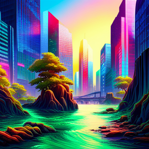 vaporwave, retro-futurism, arcade games, neon lights, dystopia, cyberspace, sci-fi, digital glitch, computer-generated graphics, generative art, circuitry, 8-bit, pixelated, techno music, galactic, cybernetic organisms, virtual reality, AI, electrical sparks
