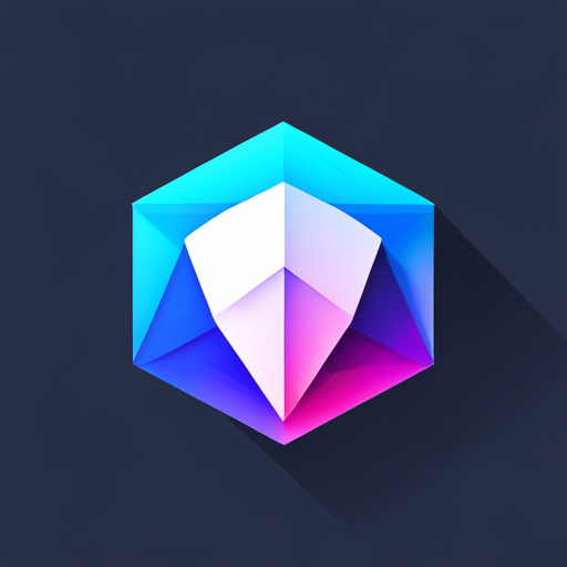 Low poly, vector art, AI signal, noise reduction, app icon, Dribbble, flat design, geometric shapes, minimalism