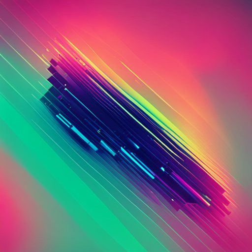 futuristic, glitch art, digital design, minimalism, geometry, contrast, colors, hi-tech, noise distortion, abstract shapes, technology, concept, binary code