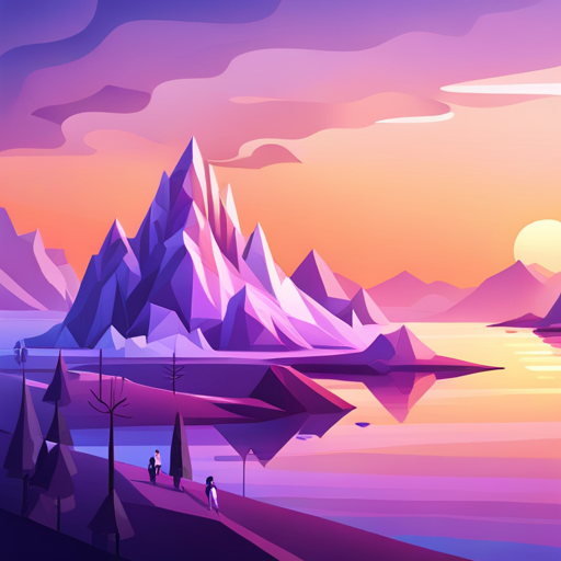 Low polygon count, technology news, artificial intelligence, signal strength, mobile application, digital interface, information visualization, modernism, geometric shapes, monochromatic colors, minimalist design
