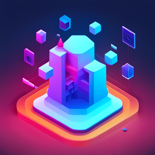 isometric, plastic, bot, app, mascot, geometric shapes, colors, composition, texture, low poly