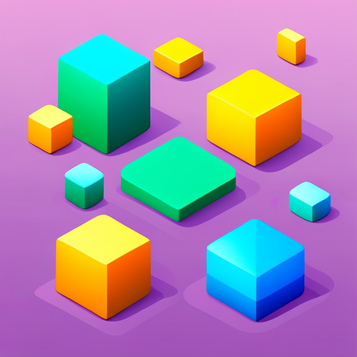 isometric perspective, plastic materials, bot art, digital medium, pop art, geometric shapes, scale, app mascot, vibrant colors