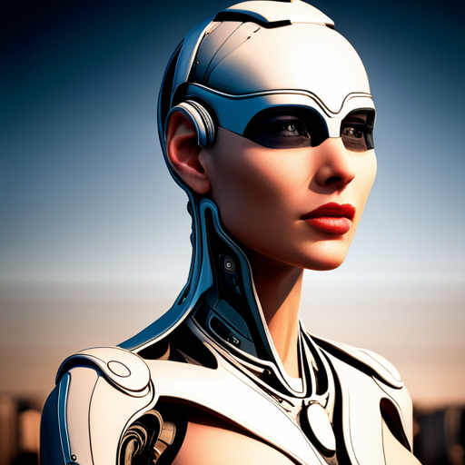 cyborgs, machine learning, dystopian future, neural networks, AI consciousness, techno-utopia, algorithmic beauty, singularity, augmented reality, virtual reality, robotics, cyberspace, artificial emotions