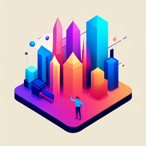 abstract, geometric shapes, bright colors, low-poly, futuristic, technology, artificial intelligence, signal, news, app icon, branding